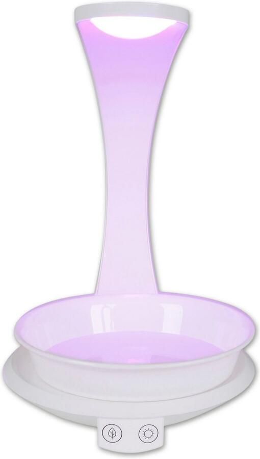 Näve Led-tafellamp Grow Light Groeilamp plantenlicht (paars) en neutraal wit USB-kabel (1 stuk) - Foto 6