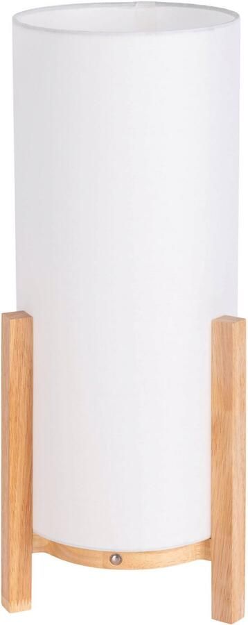 Näve Led-tafellamp Madita Accu-werking incl. USB-C-kabel houten frame textielscherm dimbaar (1 stuk) - Foto 4