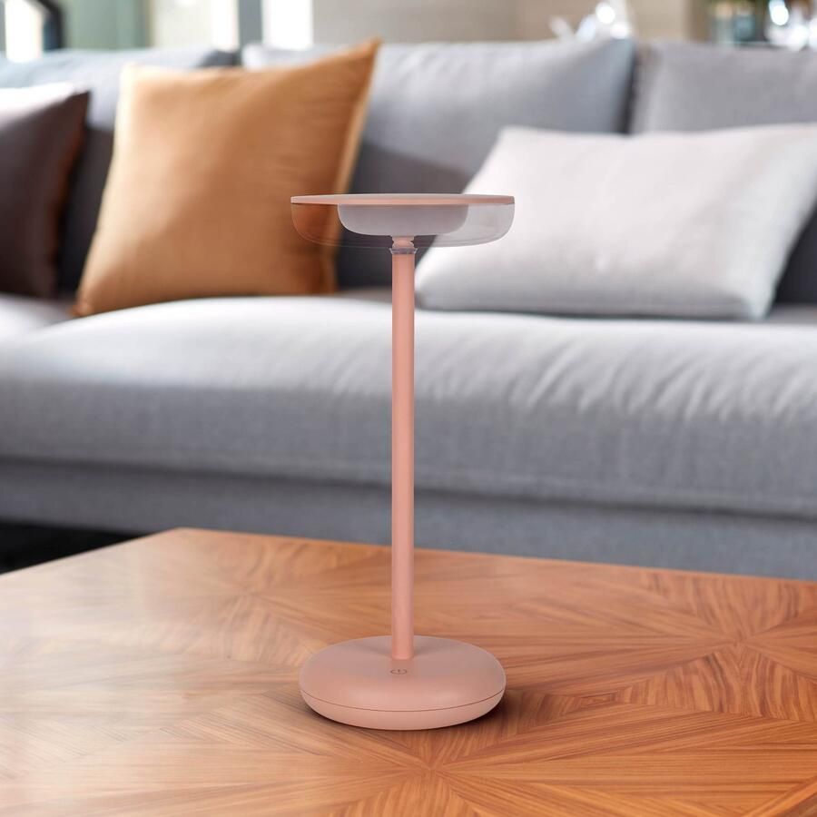 Näve Led-tafellamp Pasi dimbaar via aanraaksensor geheugenfunctie accu usb-c-oplaadkabel (1 stuk) - Foto 2
