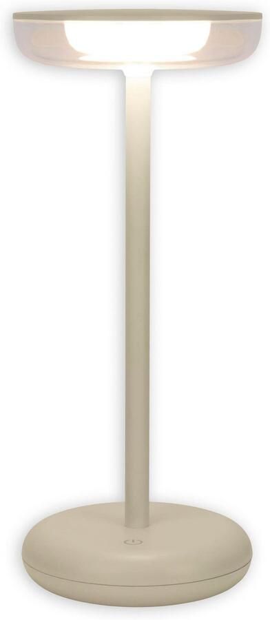 Näve Led-tafellamp Pasi dimbaar via aanraaksensor geheugenfunctie accu usb-c-oplaadkabel (1 stuk) - Foto 8