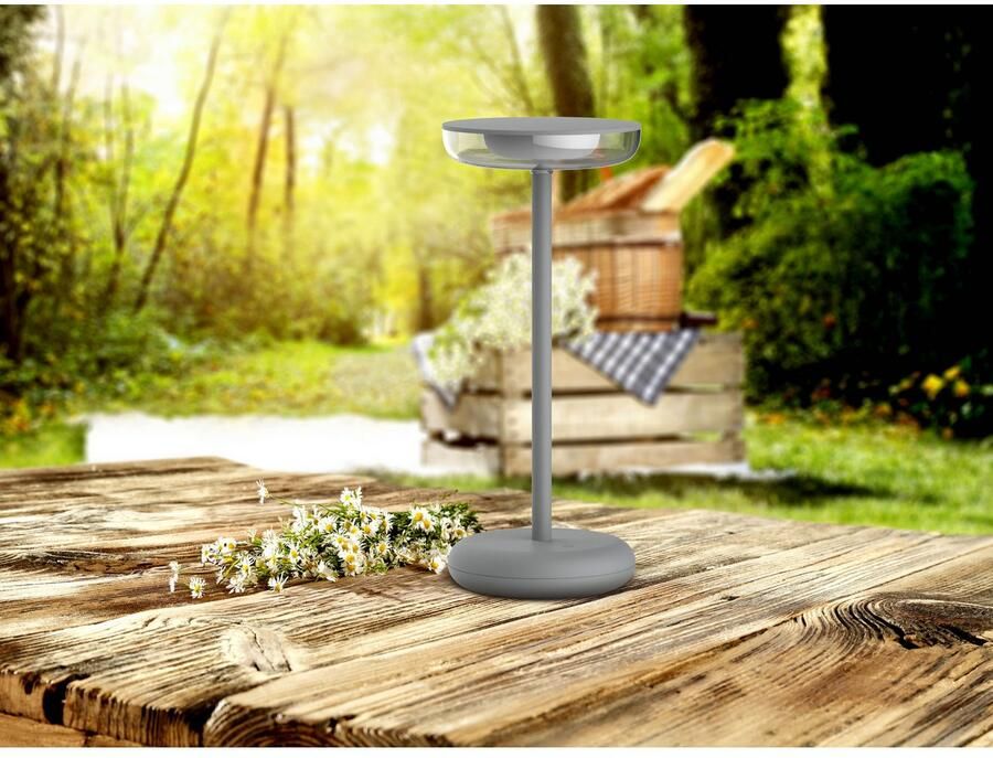 Näve Led-tafellamp Pasi dimbaar via aanraaksensor geheugenfunctie accu usb-c-oplaadkabel (1 stuk) - Foto 4