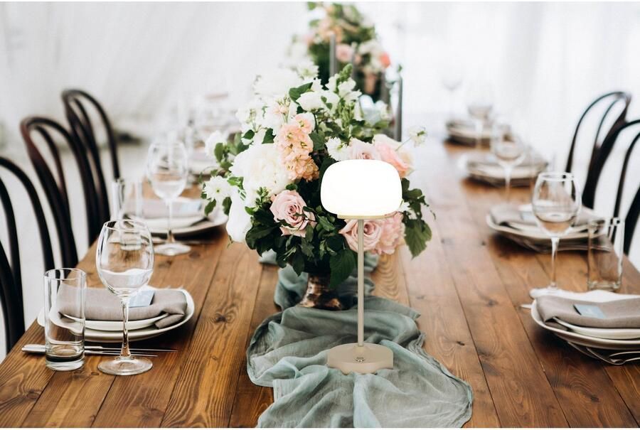 Näve Led-tafellamp Pina Oplaadbare accu USB Type C incl. kabel 100cm touch dimbaar - Foto 2