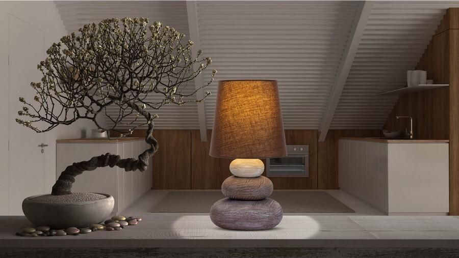 Näve Led-tafellamp Stoney Aansluitkabel: ca. 130 cm (1 stuk) - Foto 5