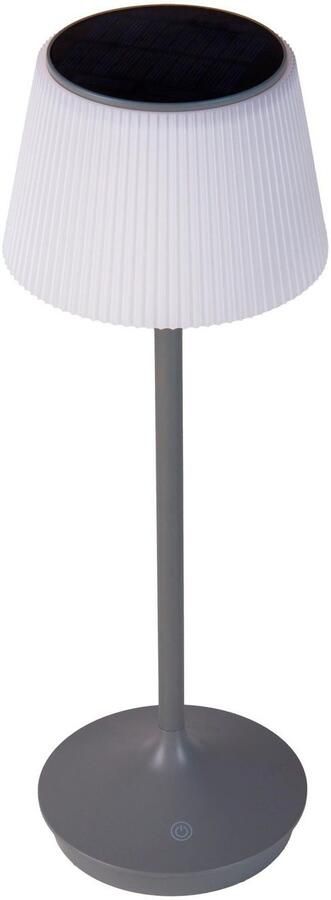 Näve Led-tafellamp Zonne-lamp acculamp "EMMI" Zonne-energie accubedrijf CCT aanraaksensor accutafellamp (1 stuk) - Foto 4