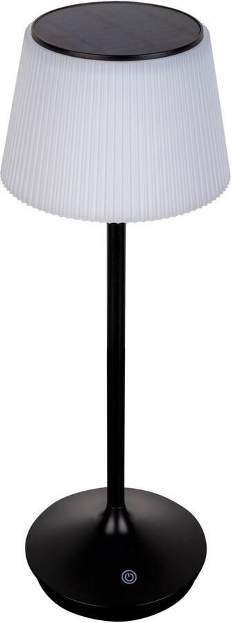 Näve Led-tafellamp Zonne-lamp acculamp "EMMI" Zonne-energie accubedrijf CCT aanraaksensor accutafellamp (1 stuk) - Foto 7