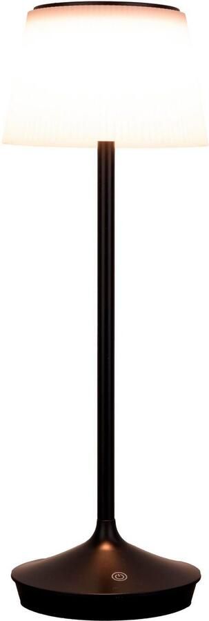 Näve Led-tafellamp Zonne-lamp acculamp "EMMI" Zonne-energie accubedrijf CCT aanraaksensor accutafellamp (1 stuk) - Foto 8