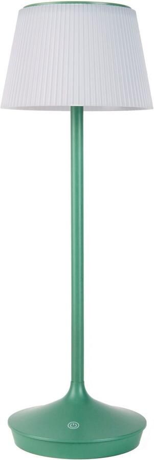 Näve Led-tafellamp Zonne-lamp acculamp "EMMI" Zonne-energie accubedrijf CCT aanraaksensor accutafellamp (1 stuk) - Foto 9