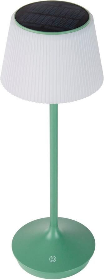 Näve Led-tafellamp Zonne-lamp acculamp "EMMI" Zonne-energie accubedrijf CCT aanraaksensor accutafellamp (1 stuk) - Foto 8