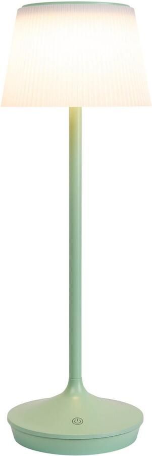 Näve Led-tafellamp Zonne-lamp acculamp "EMMI" Zonne-energie accubedrijf CCT aanraaksensor accutafellamp (1 stuk) - Foto 6