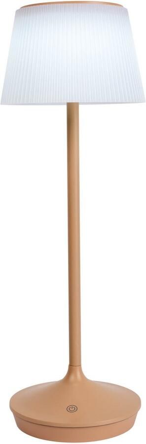 Näve Led-tafellamp Zonne-lamp acculamp "EMMI" Zonne-energie accubedrijf CCT aanraaksensor accutafellamp (1 stuk) - Foto 6