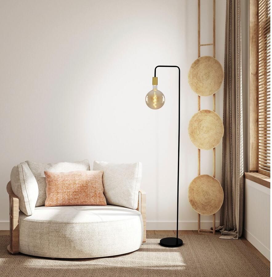 Näve Led-verlichting Dilly Max Filament warmwit LED E27 5W dimbaar 2200K 280lm D: 20 cm H: 30 cm (1 stuk)