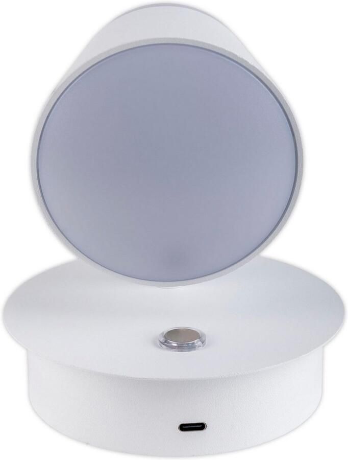 Näve Led-wandlamp Tondo magnetisch batterij opladen via usb-c kabel dimbaar per touch geheugen (1 stuk) - Foto 14