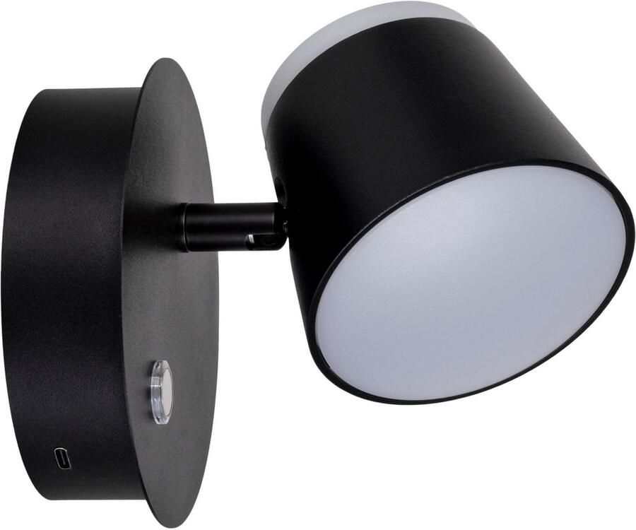 Näve Led-wandlamp Tondo magnetisch batterij opladen via usb-c kabel dimbaar per touch geheugen (1 stuk) - Foto 4