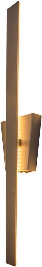 Näve Led-wandlamp Trevor nikkel-mat trapeziumvormig baldakijn incl. kantelschakelaar hoogte 62 cm (1 stuk) - Foto 5