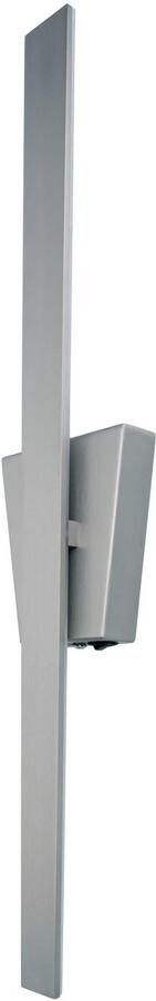 Näve Led-wandlamp Trevor nikkel-mat trapeziumvormig baldakijn incl. kantelschakelaar hoogte 62 cm (1 stuk) - Foto 6