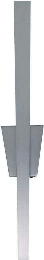 Näve Led-wandlamp Trevor nikkel-mat trapeziumvormig baldakijn incl. kantelschakelaar hoogte 62 cm (1 stuk) - Foto 4