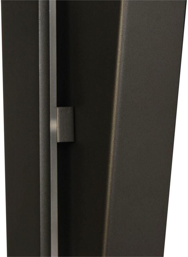 Näve Led-wandlamp Trevor zwart trapeziumvormige baldakijn incl. kantelschakelaar hoogte 62 cm (1 stuk) - Foto 3