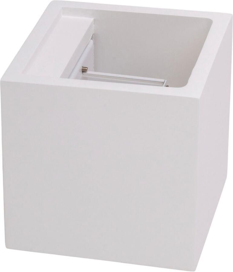 Näve Led-wandlamp Wanna incl. 2x 3w cree xp led l: 11 5cm b: 11 5cm h: 11 5cm gips wit (1 stuk) - Foto 5