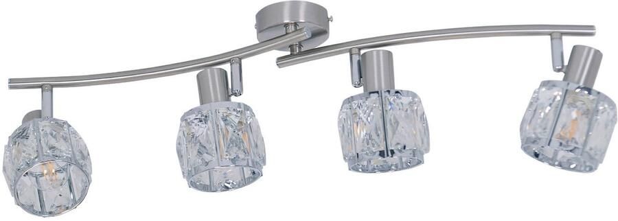 Näve Ledplafondspot voor buiten Josefa Paraplu's van gefacetteerd glas incl. LED-lichtbron in warmwit (1 stuk) - Foto 3