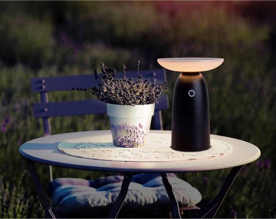 Näve Ledsolarlamp ADA Trapsgewijze dimbaar inclusief USB-C-kabel (+ batterijen (1 stuk) - Foto 3