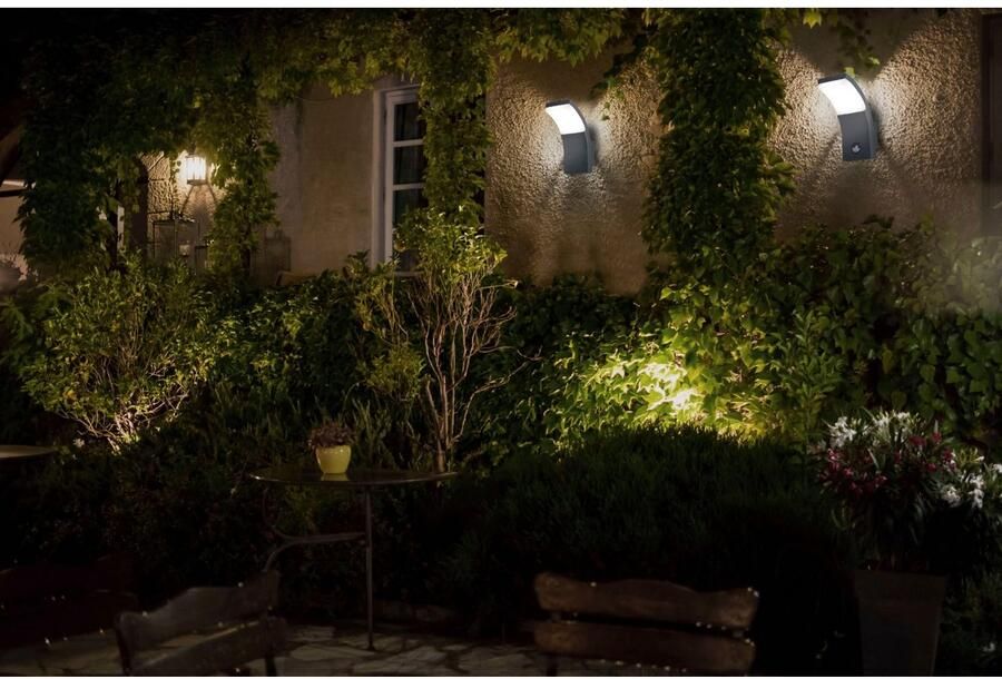 Näve Ledwandlamp voor buiten Orbis Wandlamp terras antraciet hoogte: 19 8 cm led warmwit (1 stuk) - Foto 5