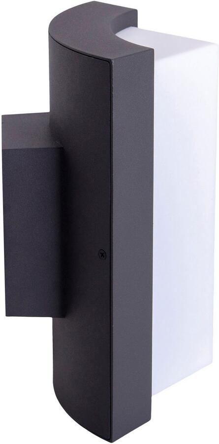 Näve Ledwandlamp voor buiten Rico Wandlamp terras antraciet hoogte: 14 8 cm led warmwit (1 stuk) - Foto 9