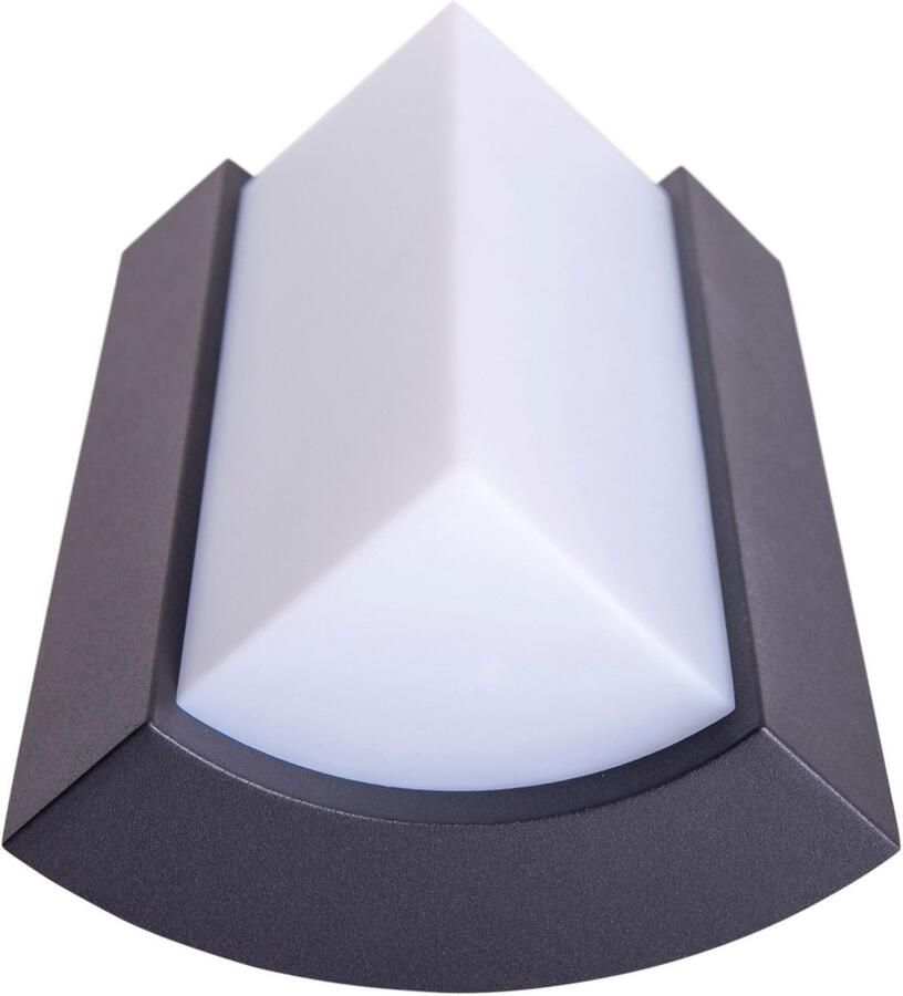 Näve Ledwandlamp voor buiten Rico Wandlamp terras antraciet hoogte: 14 8 cm led warmwit (1 stuk) - Foto 2