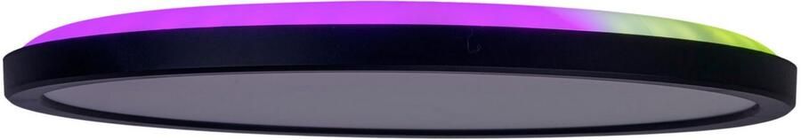 Näve Plafondlamp LED "CARLO" met RGB-achtergrondverlichting D: 29 3 cm Dimbaar met geheugenfunctie kleurwisselaar en nachtlichtfunctie (2 stuks) - Foto 10