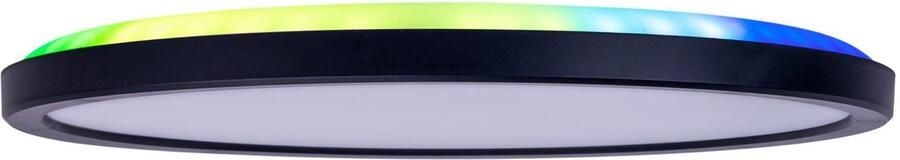 Näve Plafondlamp LED "CARLO" met RGB-achtergrondverlichting D: 29 3 cm Dimbaar met geheugenfunctie kleurwisselaar en nachtlichtfunctie (2 stuks) - Foto 7