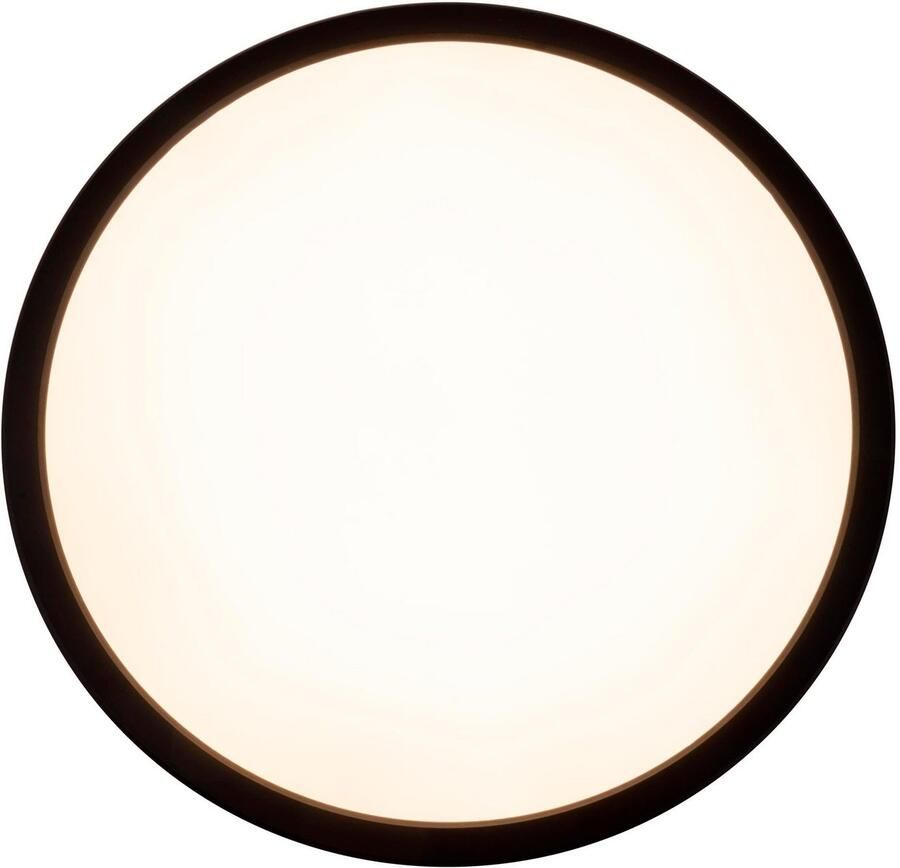 Näve Plafondlamp LED "CARLO" met RGB-achtergrondverlichting D: 54 cm Dimbaar met geheugenfunctie kleurwisselaar en nachtlichtfunctie (2 stuks) - Foto 4