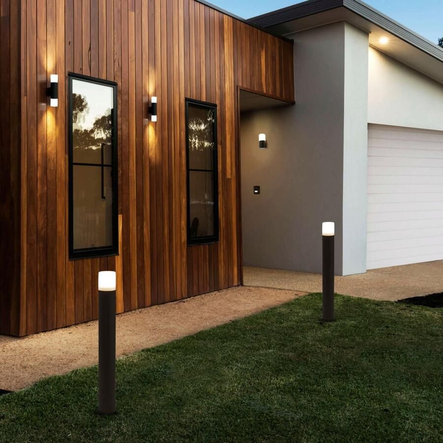 Näve Sokkellamp Torcia Aluminium zwart 1 x E27 excl. lampen IP44 hoogte 80 cm (1 stuk) - Foto 2