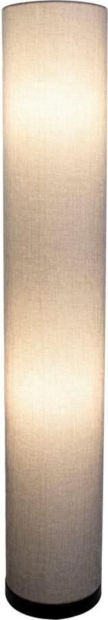 Näve Staande lamp BEATE Metaal textiel excl. 3x E27 max. 40W hoogte: 110 cm kleur: grijs (1 stuk) - Foto 7