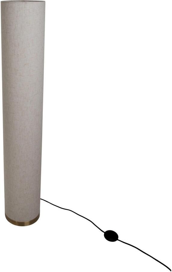 Näve Staande lamp BEATE Metaal textiel excl. 3x E27 max. 40W hoogte: 110 cm kleur: natuur (1 stuk) - Foto 3