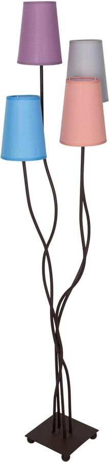 Näve Staande lamp Boho Inclusief voetenschakelaar (1 stuk) - Foto 5