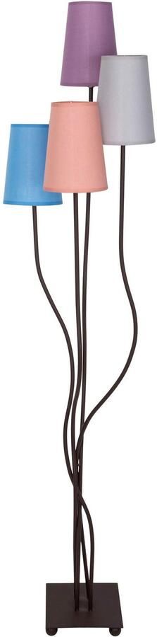 Näve Staande lamp Boho Inclusief voetenschakelaar (1 stuk) - Foto 3