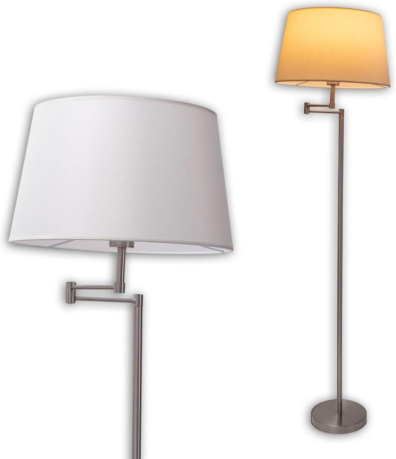 Näve Staande lamp Bologna scherm draaibaar (1 stuk) - Foto 2