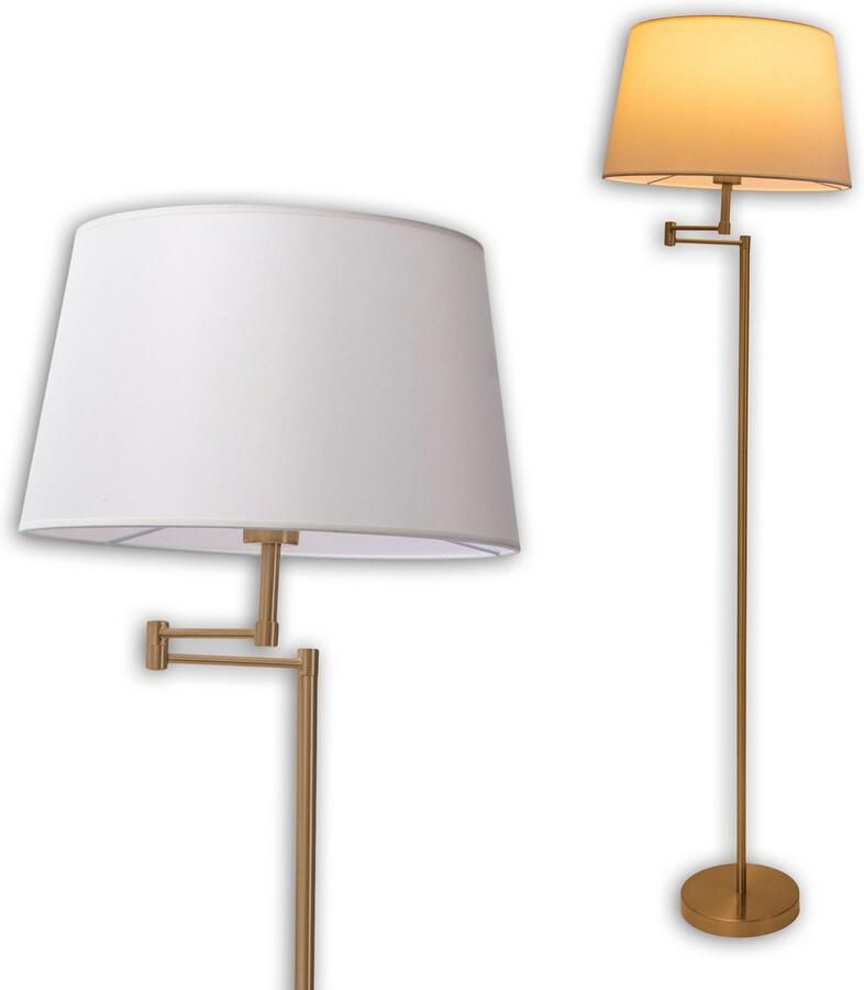 Näve Staande lamp Bologna scherm draaibaar (1 stuk) - Foto 2