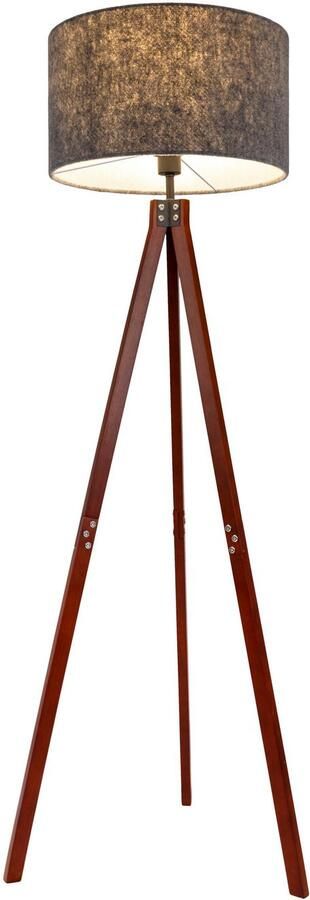 Näve Staande lamp "FILCO" bruin grijs H: 147 cm (1 stuk) - Foto 2