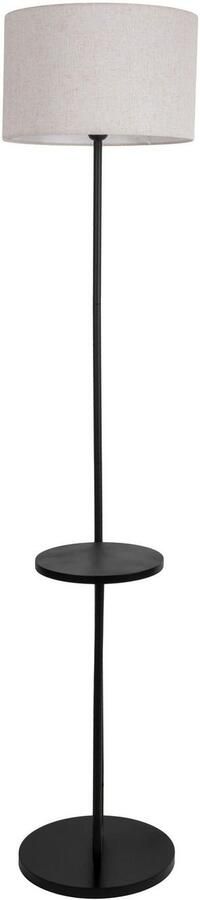 Näve Staande lamp Tordis met geïntegreerde tafel toevoer 230cm zwart excl. 1 x e27 (1 stuk) - Foto 4