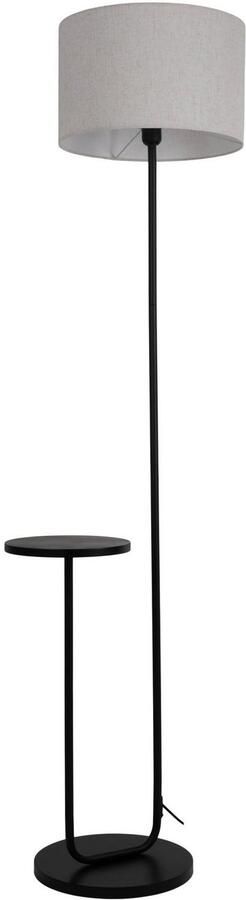 Näve Staande lamp Tordis met geïntegreerde tafel toevoer 230cm zwart excl. 1 x e27 (1 stuk) - Foto 3