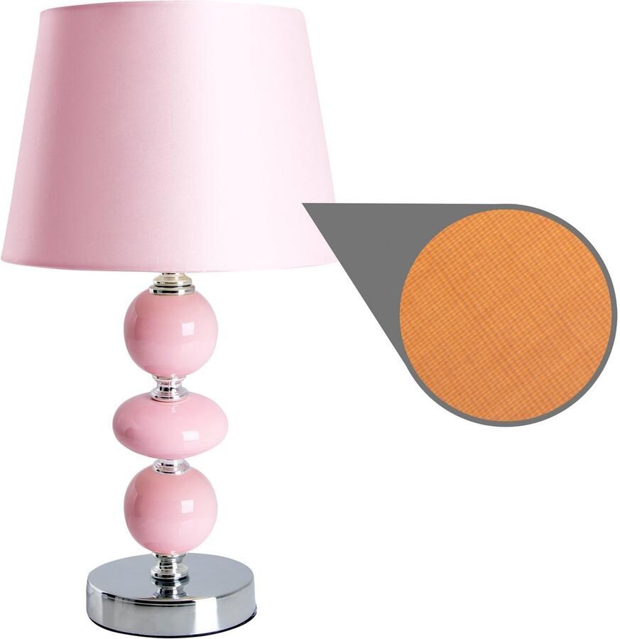 Näve Tafellamp Araga Keramische tafellamp met textielkap (katoen) kantelschakelaar H: 36 cm (1 stuk) - Foto 2