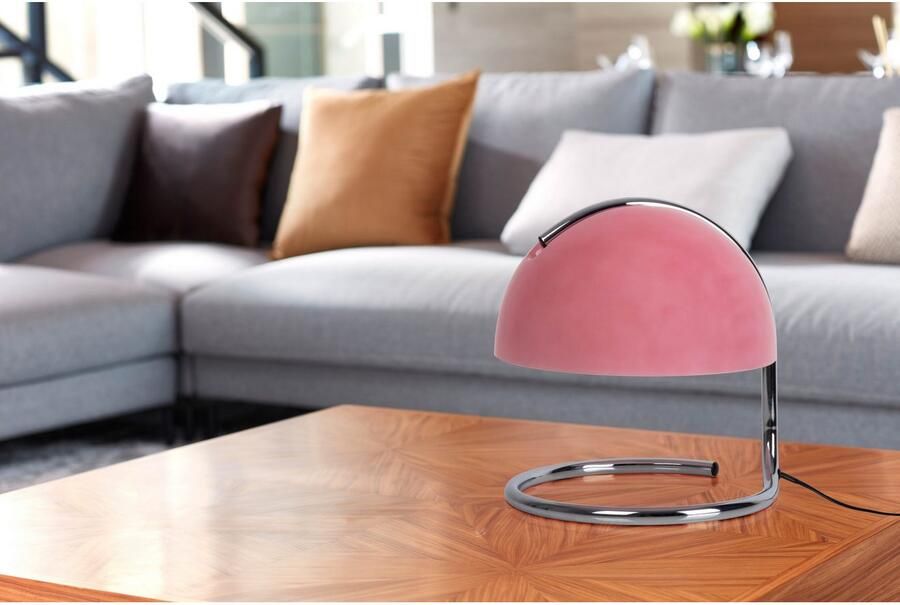 Näve Tafellamp Burano halfronde glazen kap 1x e27 snoer zwart 150cm (1 stuk) - Foto 4