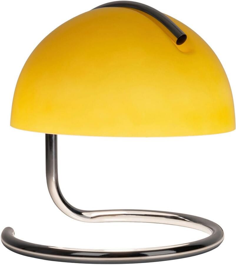 Näve Tafellamp Burano halfronde glazen kap 1x e27 snoer zwart 150cm (1 stuk)