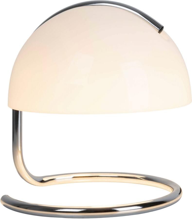 Näve Tafellamp Burano halfronde glazen kap 1x e27 snoer zwart 150cm (1 stuk)