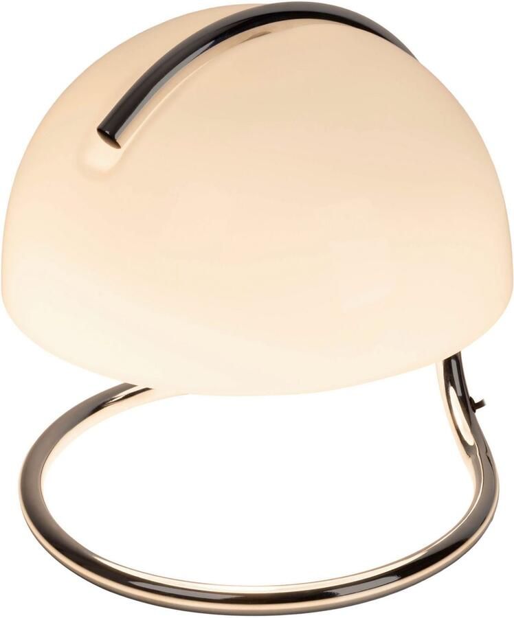 Näve Tafellamp Burano halfronde glazen kap 1x e27 snoer zwart 150cm (1 stuk) - Foto 4