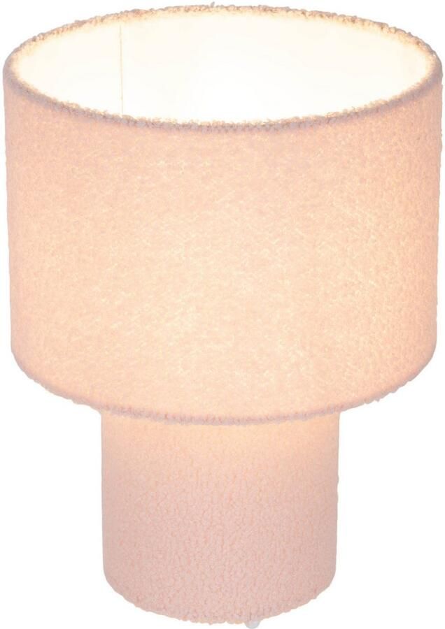 Näve Tafellamp Fluffy pluche bekleding h:31cm d:23cm toevoer met schakelaar e27 (1 stuk) - Foto 4