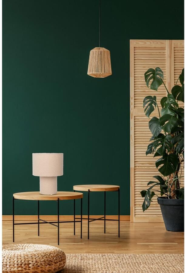 Näve Tafellamp Fluffy pluche bekleding h:31cm d:23cm toevoer met schakelaar e27 (1 stuk) - Foto 5