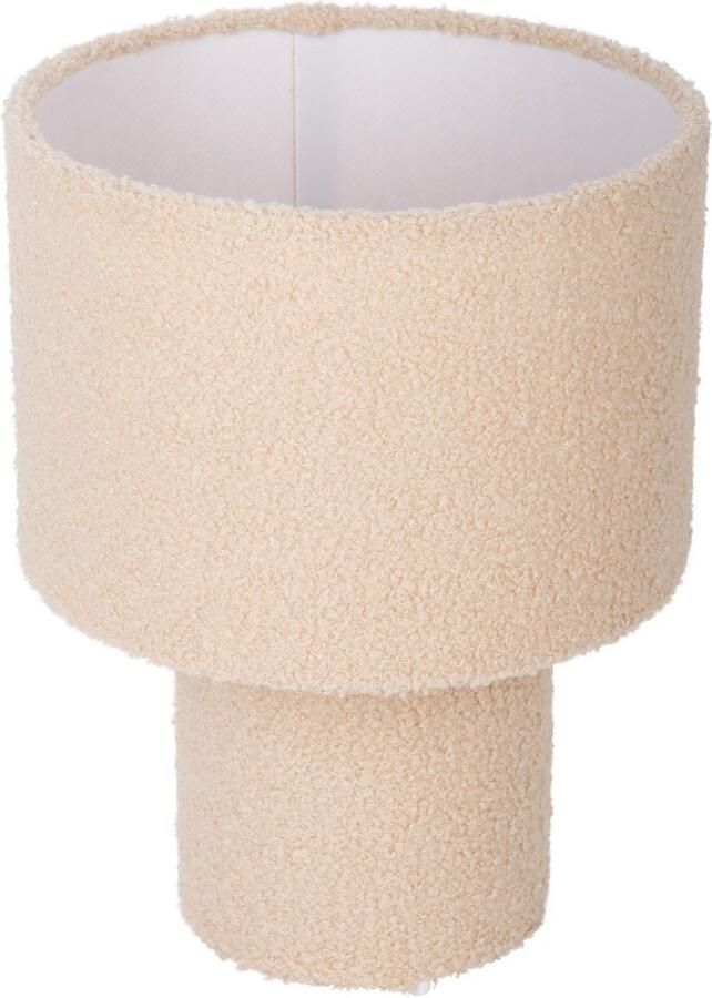 Näve Tafellamp Fluffy pluche bekleding h:31cm d:23cm toevoer met schakelaar e27 (1 stuk) - Foto 4