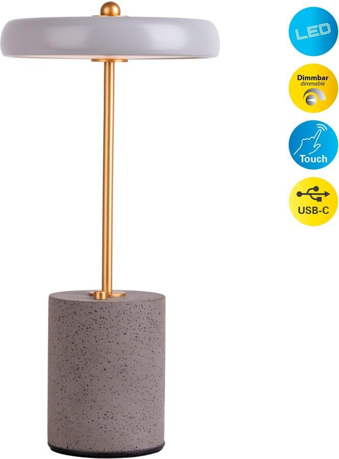 Näve Tafellamp SETA tafellamp H: 30 cm Dimbaar via aanraaksensor (1 stuk) - Foto 6