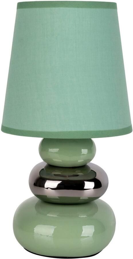 Näve Tafellamp Stoney met keramieken voet en textielen kap 1xe14 max.40 w (1 stuk) - Foto 6